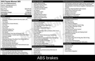 2025 Toyota 4Runner SR5