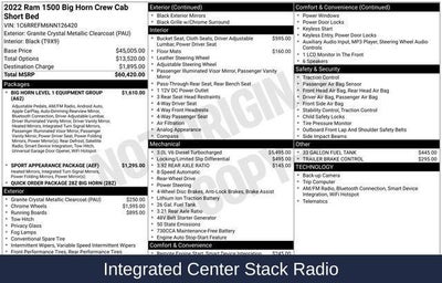2022 RAM 1500 Big Horn/Lone Star