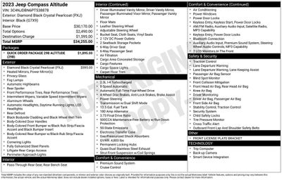 2023 Jeep Compass Latitude