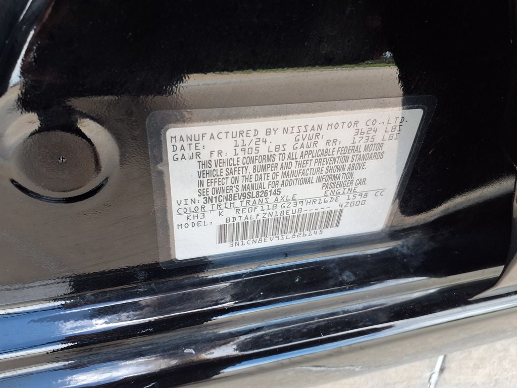 2025 Nissan Versa 1.6 SV