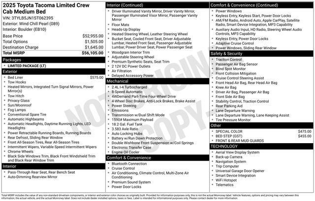 2025 Toyota Tacoma Limited