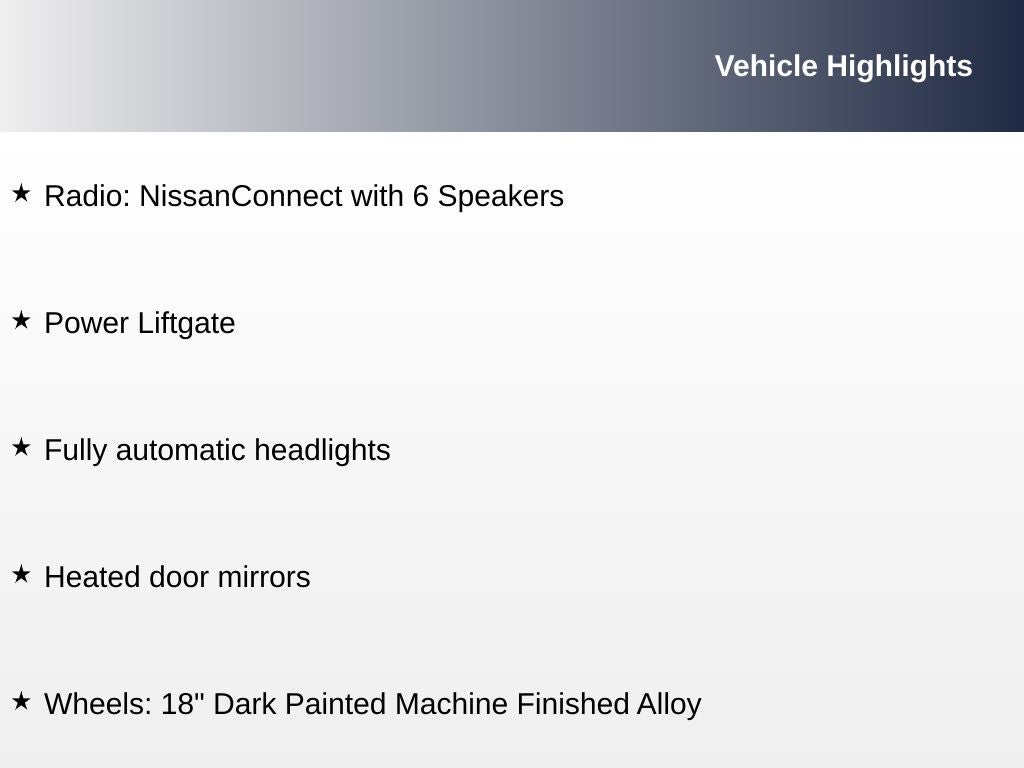 2025 Nissan Rogue SV