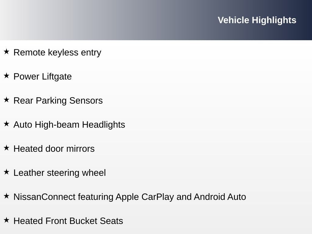 2025 Nissan Pathfinder SV
