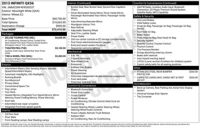 2013 INFINITI QX56 Base