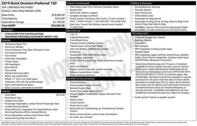 2019 Buick Envision Preferred