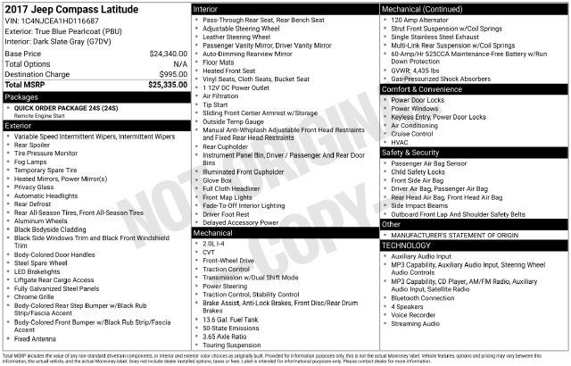 2017 Jeep Compass Latitude