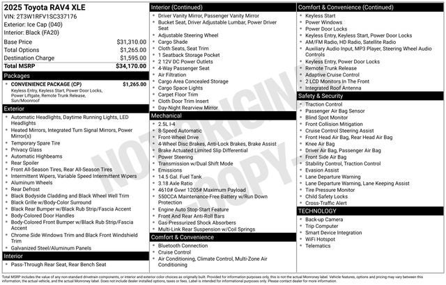 2025 Toyota RAV4 XLE