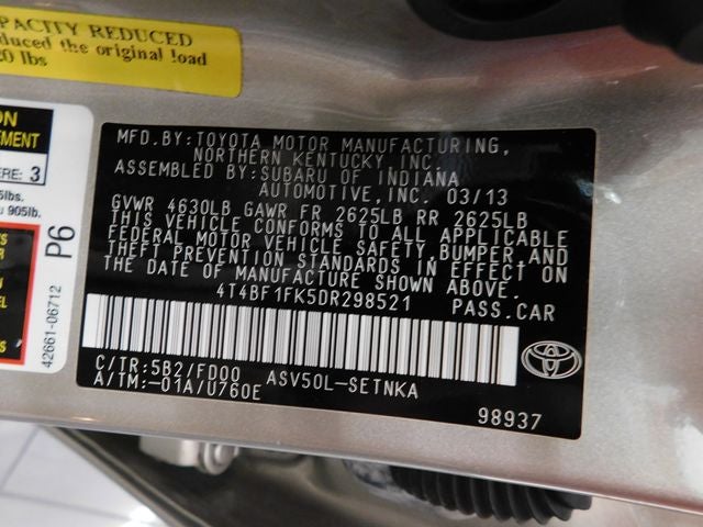 2013 Toyota Camry LE