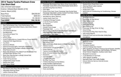 2014 Toyota Tundra Base
