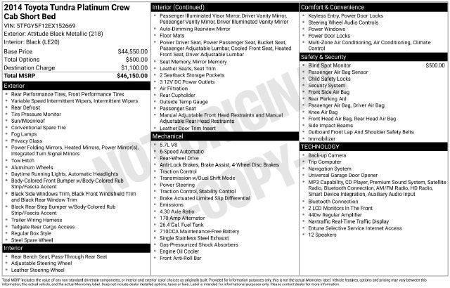 2014 Toyota Tundra Base