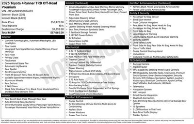 2025 Toyota 4Runner TRD Sport Premium
