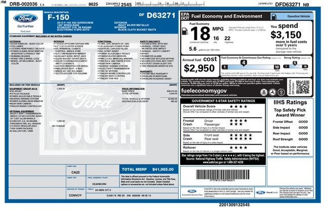 2013 Ford F-150 FX2