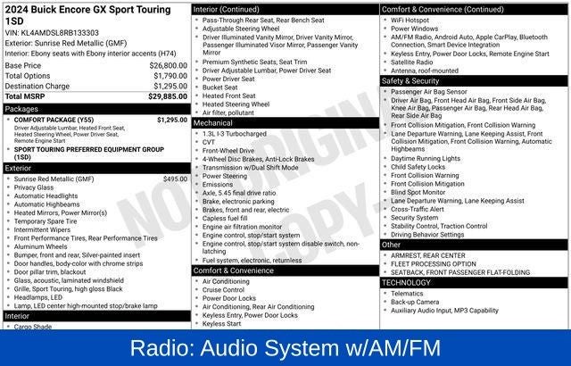 2024 Buick Encore GX Sport Touring