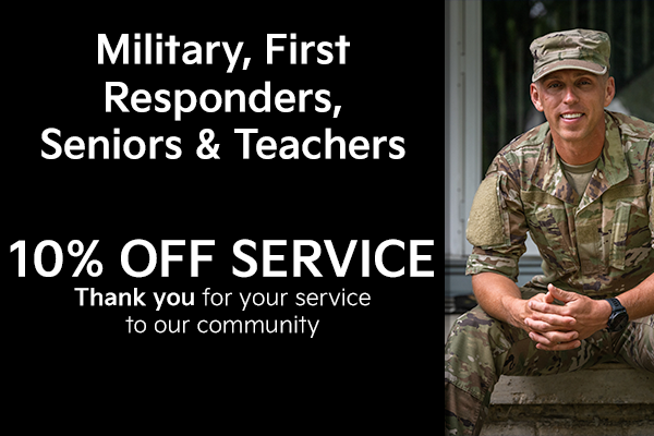 Military, First Responders, Seniors & Teachers