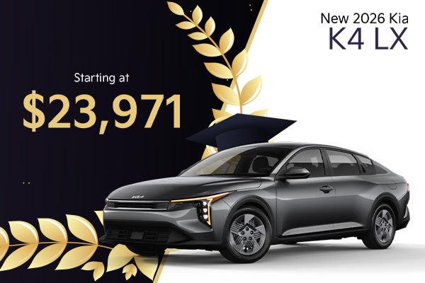 New 2026 Kia K4 LX