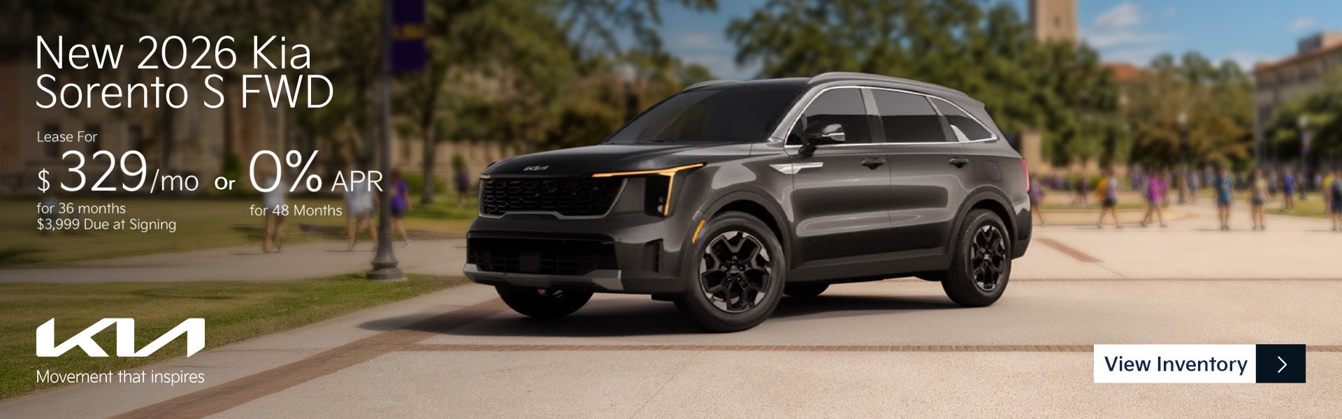 New 2026 Kia Sorento S FWD