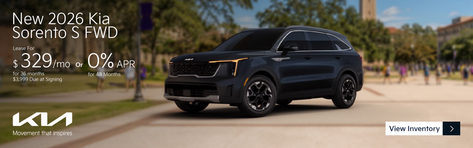 New 2026 Kia Sorento S FWD