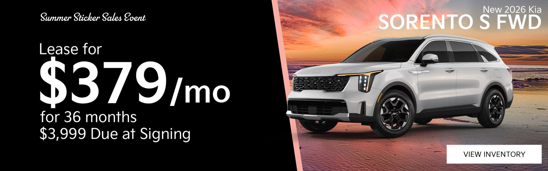 New 2026 Kia Sorento S FWD