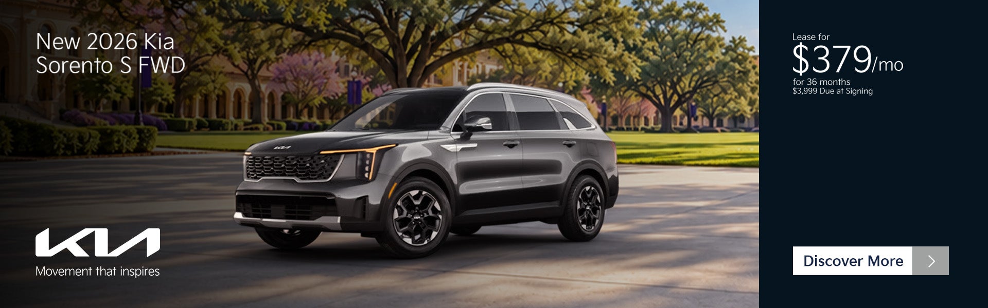 New 2026 Kia Sorento S FWD